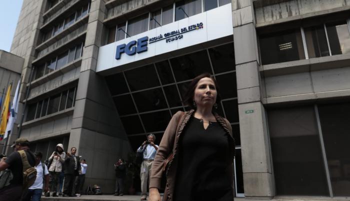 La exministra María Duarte acudió la mañana de este lunes a la Fiscalía para rendir su versión en el caso Sobornos 2012-2016.