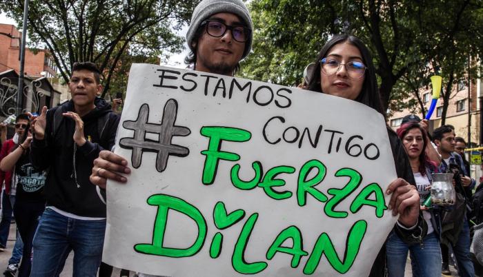 Dilan Cruz simboliza el rechazo a violencia policial.
