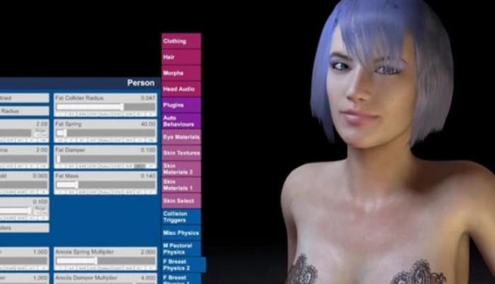Un prototipo de avatar genérico por parte del programa Daz 3D.