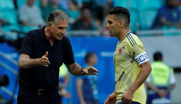 Queiroz no ha convocado ni a Falcao ni a James.