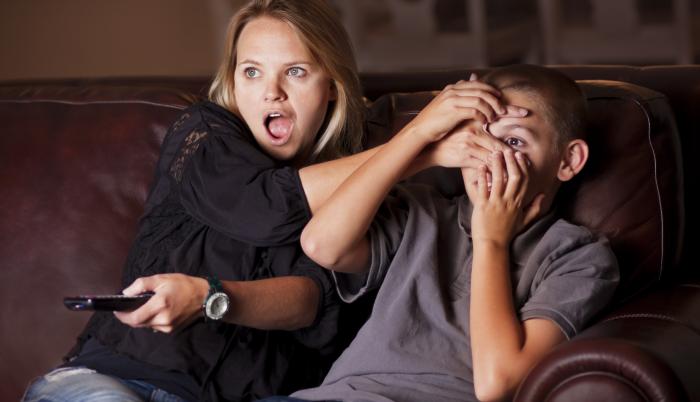 Es casi un desafío para los jóvenes asistir a ver una película de terror.