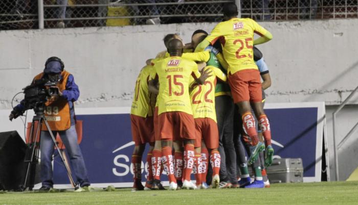 Encuentro entre Aucas y Barcelona el 23 de noviembre de 2019.