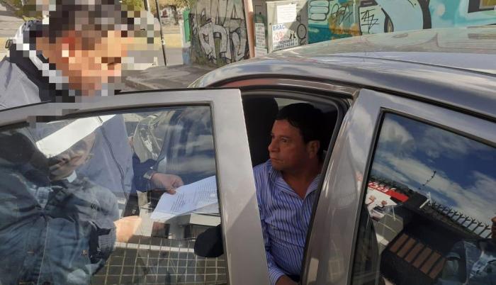 Gremios de taxistas aseguran que el dirigente gremial (foto) no organizó las protestas.