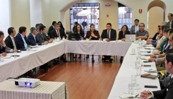 La ministra del interior dio la bienvenida a los siete gobernadores que se integraron recientemente al Gobierno.