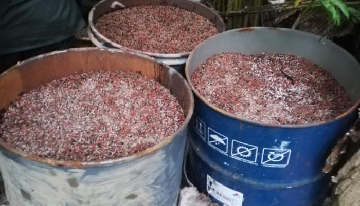 Explosivos decomisados en la frontera pertenecen a un grupo irregular colombiano