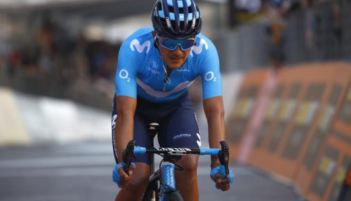 Carapaz terminó tercero en la reciente Vuelta a Burgos.