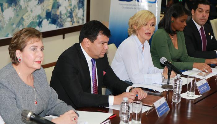 Funcionarios se reunieron para tratar temas de seguridad en Guayaquil.