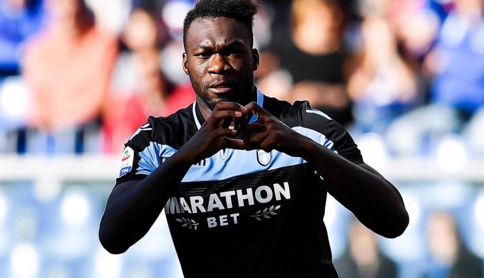 Felipe Caicedo, delantero ecuatoriano de la Lazio de Italia.