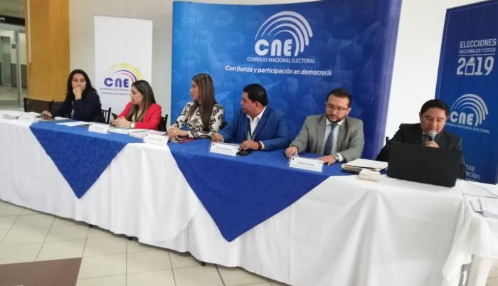Reinsatalacion de la sesión permanente de escrutinios de ja Junta Provincial de Los Ríos en Quito