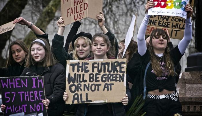 Adolescentes de todo el mundo piden una sociedad con conciencia ambiental.
