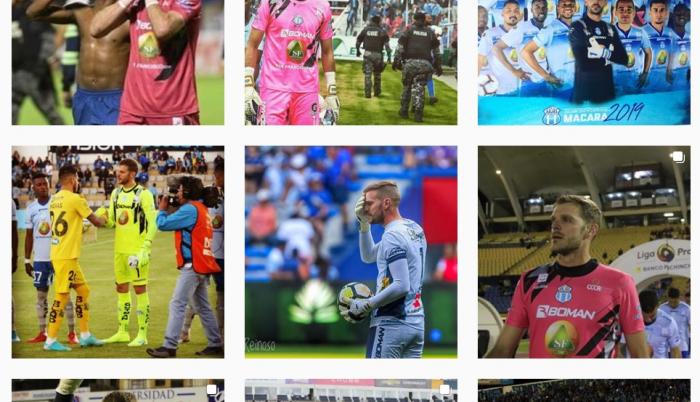El exarquero del Macará publicó una serie de fotografías despidiéndose de su hinchada.