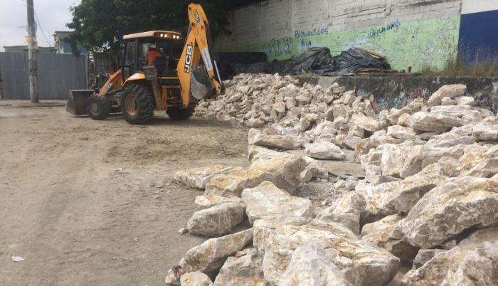 Zona en la que se realizarán los trabajos.