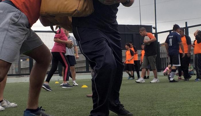 Las canchas del municipio, ubicadas en la avenida Barcelona, acogen cuatro prácticas semanales: Martes y jueves, de 17:00 a 19:00, y sábado, de 08:00 a 10:00.