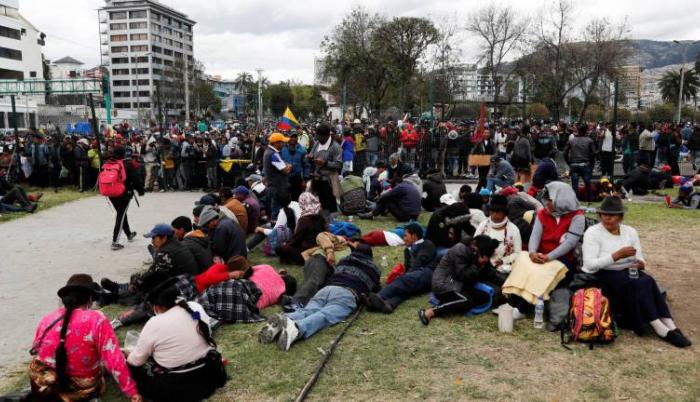 Foto referencial. Los indígenas están concentrados en los exteriores del Ágora. (Reuters)