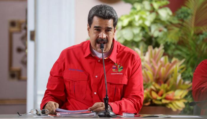 Presidente. Nicolás Maduro durante un pasado evento político.