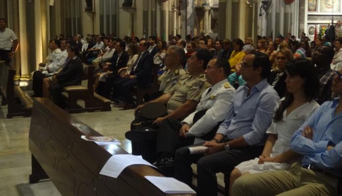 La eucaristía se desarrolló en el marco de los 199 años de la provincialización del Guayas.