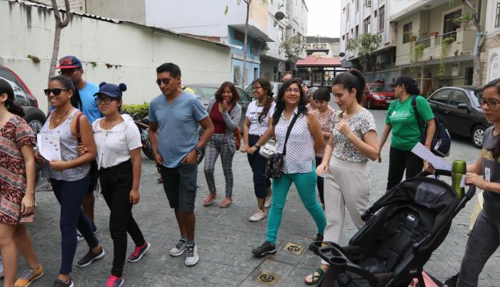 El Día del Peatón se realizó en las calles Panamá y Loja de la ciudad de Guayaquil.