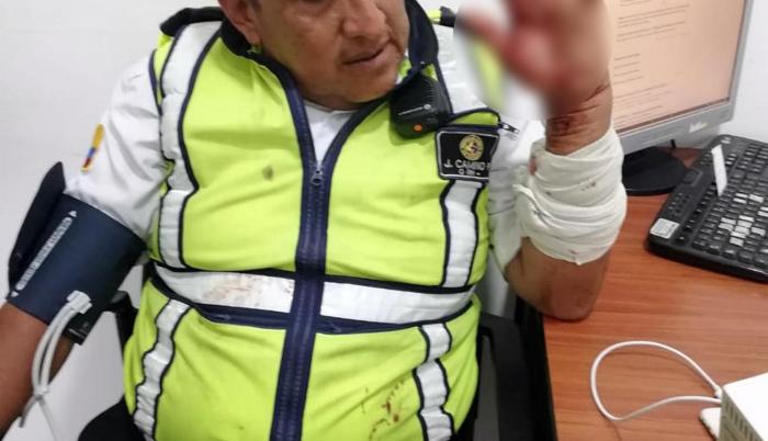 ¡Vigilante fue macheteado!