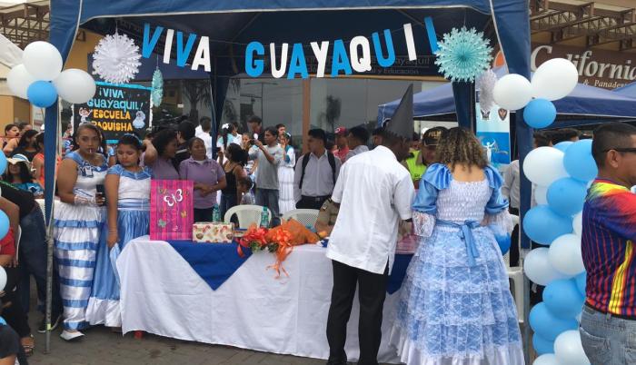 La feria ‘Guayaquil, juntos por tu seguridad’ se realizó la mañana de este jueves. En las carpas, se explicó, entre otros temas, qué hacer en casos de violencia intrafamiliar.