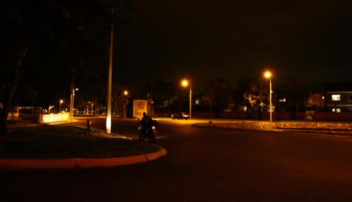Vista nocturna de Terranostra.