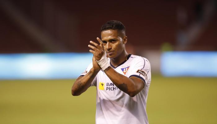 Antonio Valencia vistió la camiseta de Liga de Quito en el encuentro frente al América el pasado 18 de julio.