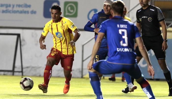 Alexander Alvarado, jugador de Aucas. El juego con Barcelona se disputará el sábado 23 de noviembre.