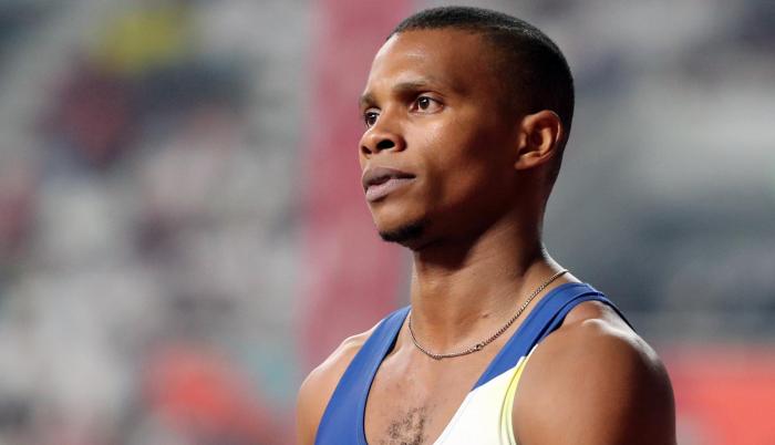 Álex Quiñónez (en la imagen) se impuso al considerado sucesor de Usaint Bolt, el jamiquino Yhan Blake. (Reuters)