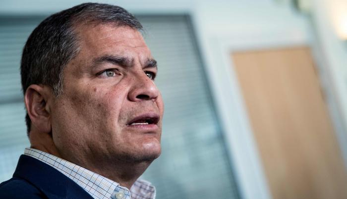 Rafael Correa, expresidente de Ecuador.