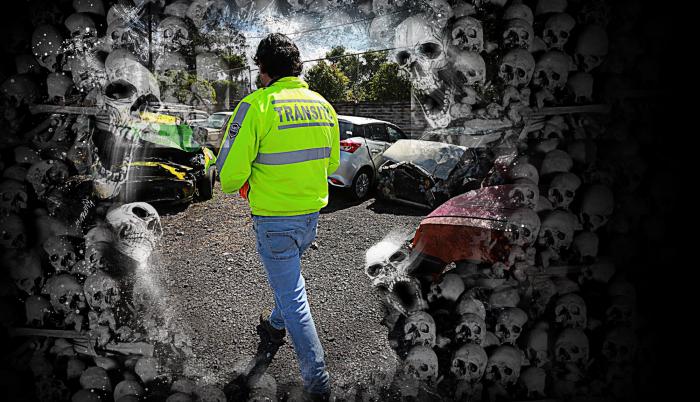 Uno de los trabajadores del patio hizo un pequeño recorrido por el lugar.