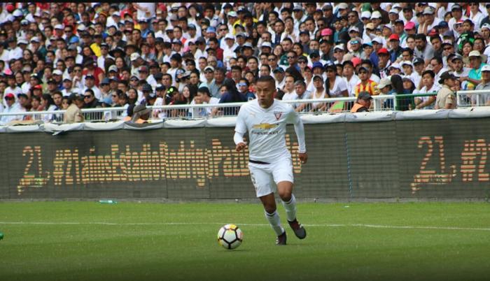 Jefferson Intriago, jugador de Liga Deportiva Universitaria.