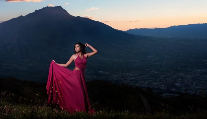 Naomi Cárdenas, candidata del Miss World Ecuador.