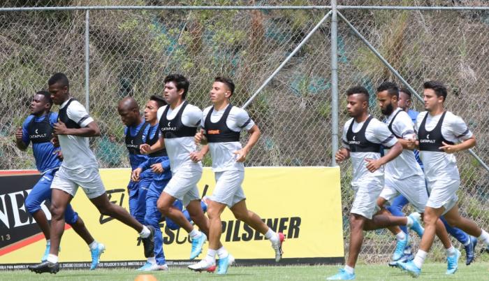 Entrenamiento de la Selección Nacional.