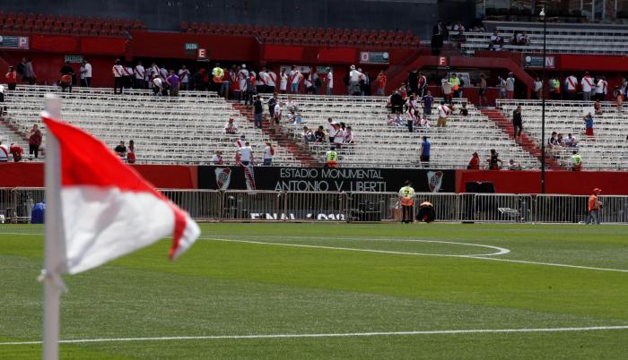 El estadio Monumental de River donde se tenía previsto jugar la final.