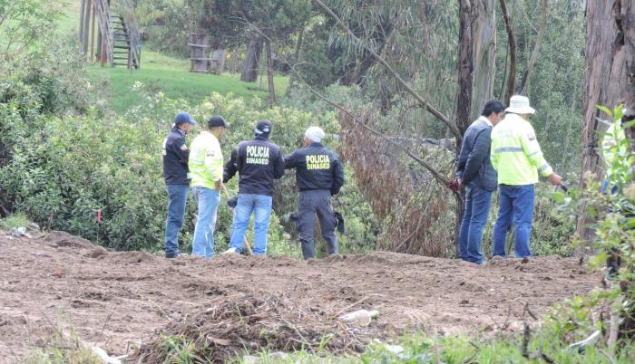 Los restos hallados en Bellavista, en Quito, no pertenecen a Campoverde.