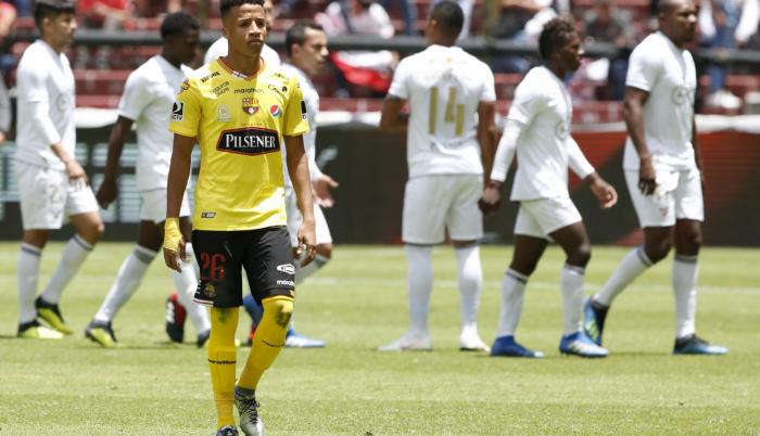 Figura. Byron Castillo cerró la temporada 2018 consolidándose como el lateral derecho del club amarillo y siendo la revelación de Barcelona.