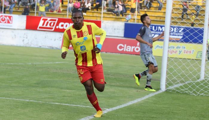Edson Montaño, 27 años, delantero de Aucas, no fue tomado en cuenta para esta convocatoria.
