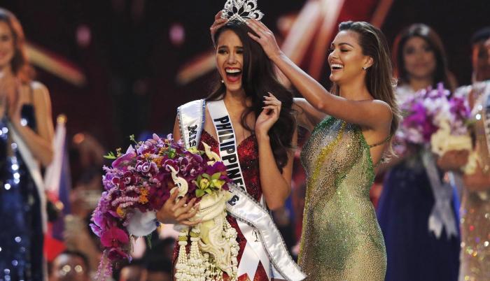 Gray fue coronada por su predecesora, la sudafricana Demi-Leigh Nel-Peters.