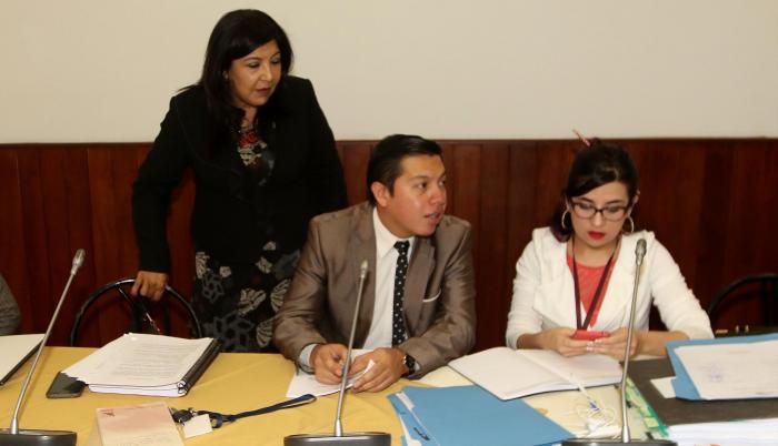 Comisión. Silvia Salgado, presidenta de Aampetra, presentó ayer su primer informe tras seis meses de trabajo.
