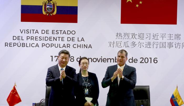 China y Ecuador comparten oficina