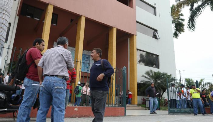 Referencial. Este es el edificio administrativo de la Universidad Estatal de Guayaquil donde se han dado algunos incidentes.