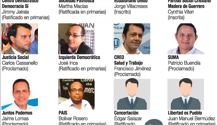 Avalancha de nombres para la papeleta al sillón de Olmedo