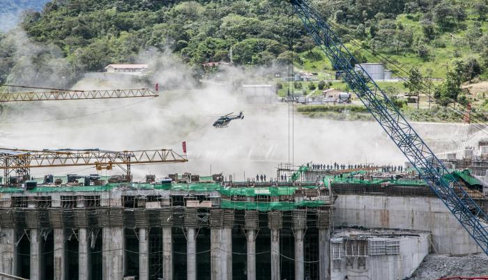 Obra. La hidroeléctrica Coca Codo Sinclair fue construida por la empresa Sinohydro a un costo de $ 1.979 millones.