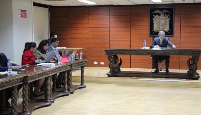 La audiencia, que debía realizarse el pasado 7 de noviembre pasado, se instaló este lunes en la Corte Nacional, en Quito.
