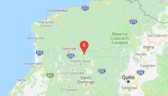 Sismo de magnitud 4,9 sacude a provincia de Esmeraldas