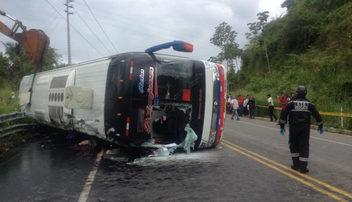 Se trata de la unidad 21 de la cooperativa Rutas Portovejenses.