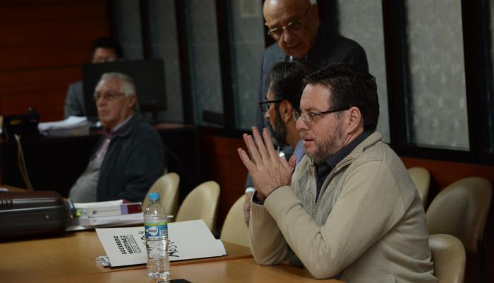 Juicio. Alecksey Mosquera durante el juzgamiento cumplido en la Corte.