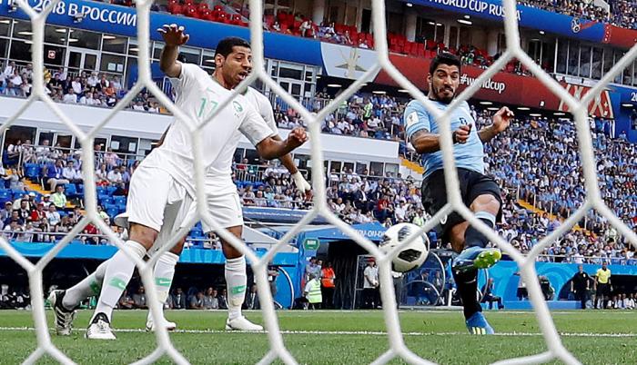 Uruguay derrotó este miércoles 1-0 a Arabia Saudita.