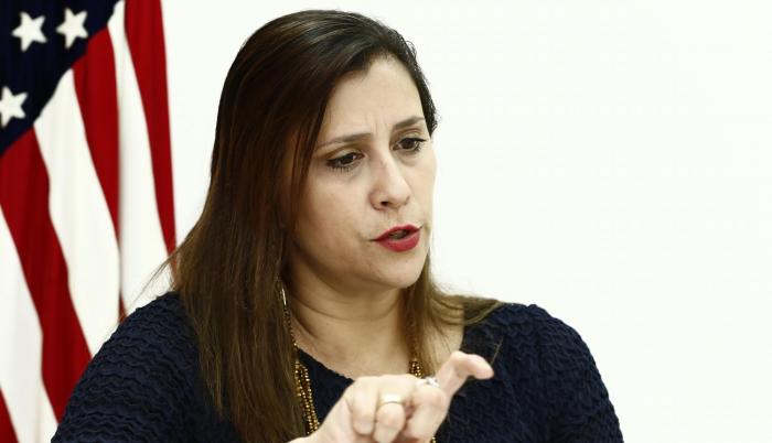 La directora ejecutiva de la Cámara de Comercio Ecuatoriano Americana de Guayaquil (Amcham) indicó a EXPRESO el trabajo que viene haciendo el gremio que tiene 360 socios, de los cuales un 60 % son pymes de servicio, un 60 % participan en comercio exterior