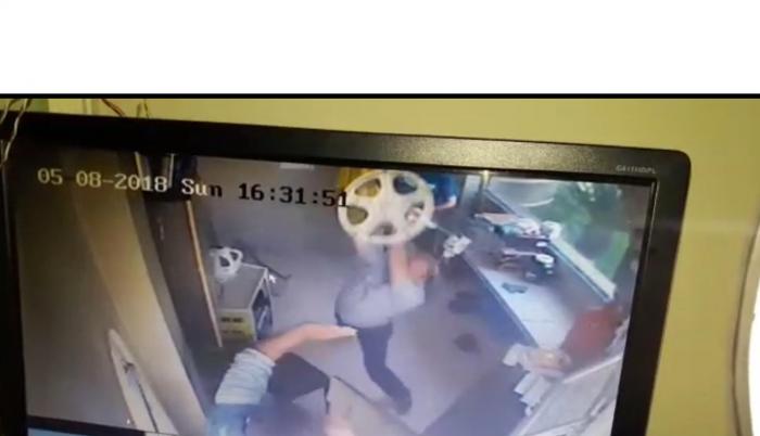 Captura de video. Imágenes de la agresión.