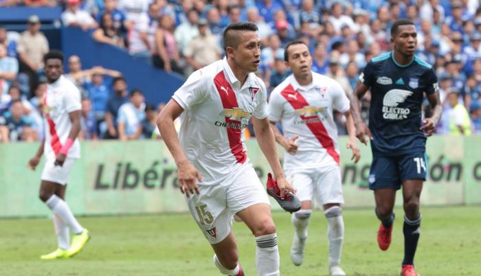 Encuentro entre Liga de Quito y Emelec el pasado 2 de diciembre.